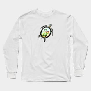 Marine Life Swimming Turtles Long Sleeve T-Shirt